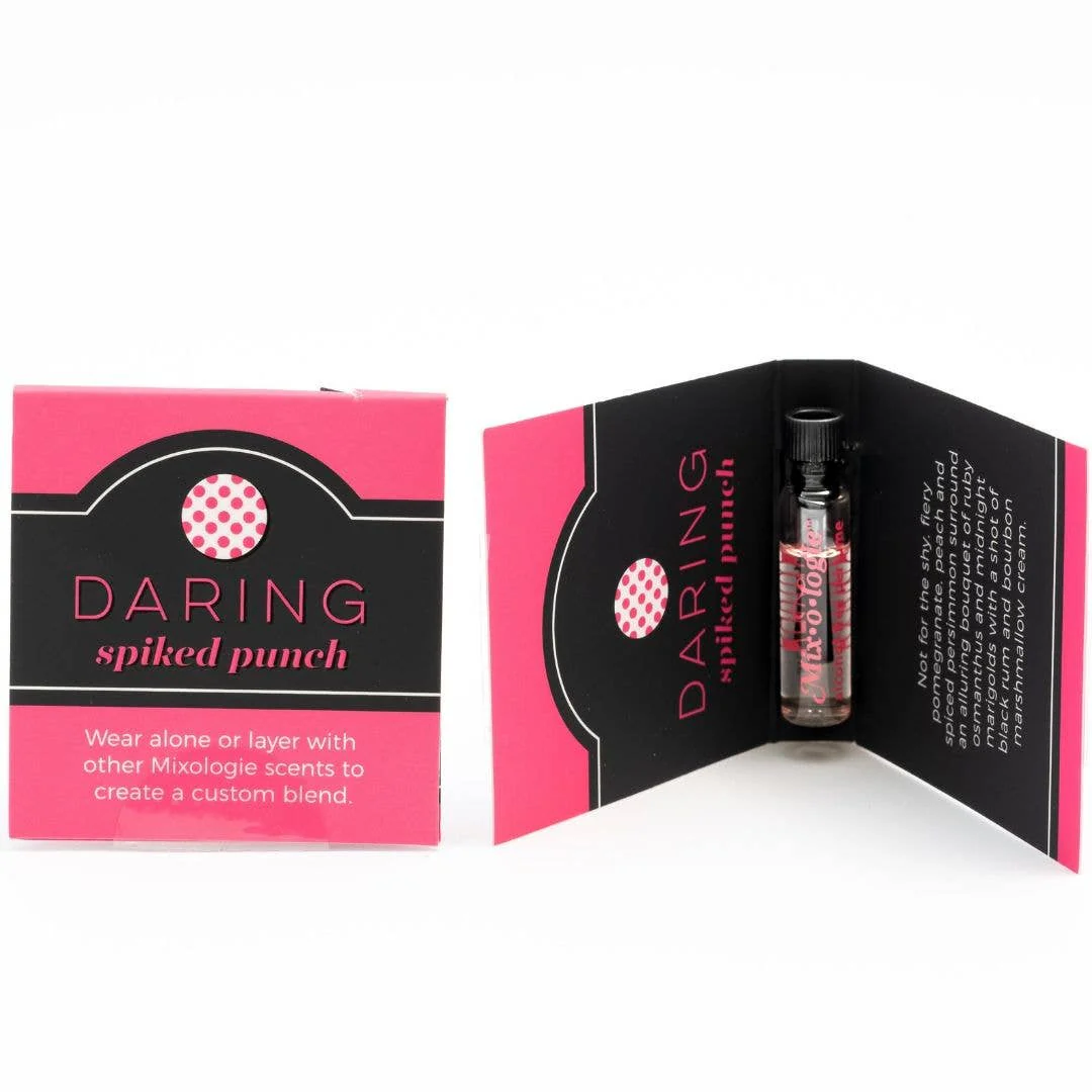 Daring eyelash growth serum in a pink and black box with a small bottle inside.